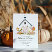 バーンスタイル素朴ファームハ結婚ウス 招待状