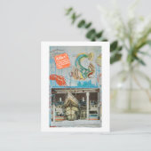 バーンスタインの魚と魚の群れの見解 ポストカード (スタンド正面)