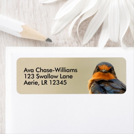 バーンスワローソングバードとトレーディングステア ラベル (インサイチュ)