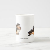 バーンスワロー切り出しボーン中国マグ ボーンチャイナマグカップ (正面)