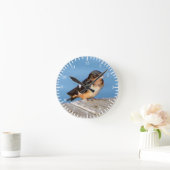 バーンスワロー時計 ラウンド壁時計 (ホーム)