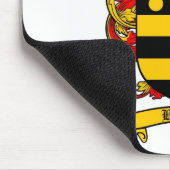 バーンズの家紋-バーンズの紋章付き外衣 マウスパッド (コーナー)