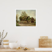 バーンズアットフラットフォード(油オンキャンバス) ポスター (キッチン)