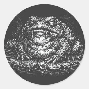 バーンズインヘルによる憑かれたヒキガエルシジル ラウンドシール