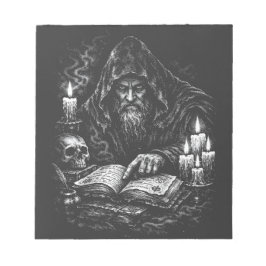 バーンズインヘルによる「魔道士の古儀式書研究」 ノートパッド