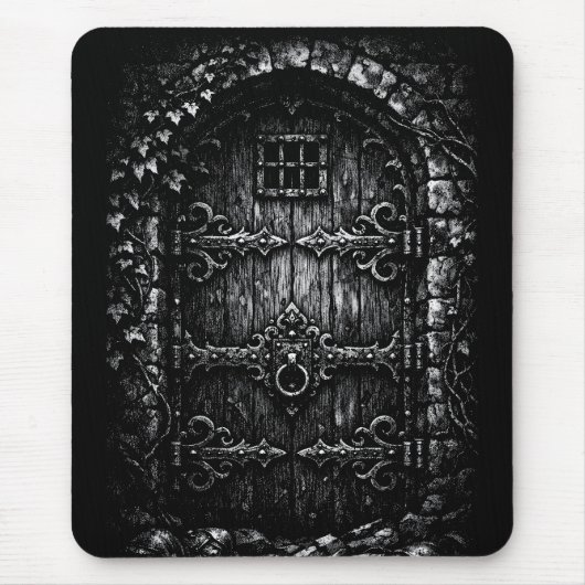 バーンズインヘル作「魔術師の扉」 マウスパッド (正面)