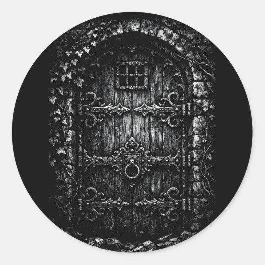 バーンズインヘル作「魔術師の扉」 ラウンドシール (正面)