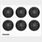 バーンズインヘル作「魔術師の扉」 ラウンドシール (シート)