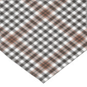 バーンズチェックスコッチブラウン黒の格子縞模様  テーブルクロス (アングル)