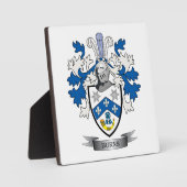 バーンズ家紋コートオブアームズ フォトプラーク (正面)