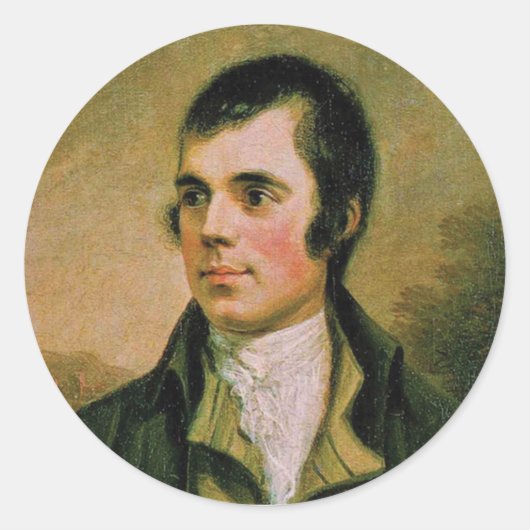 バーンズ祝ナイトのロバート・バーン ラウンドシール (正面)