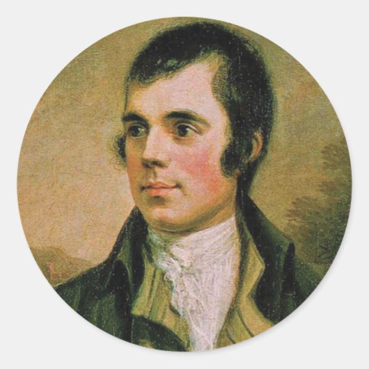 バーンズ祝ナイトのロバート・バーン ラウンドシール (正面)