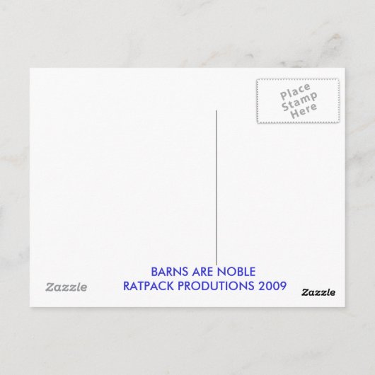 バーンズ ポストカード (裏面)