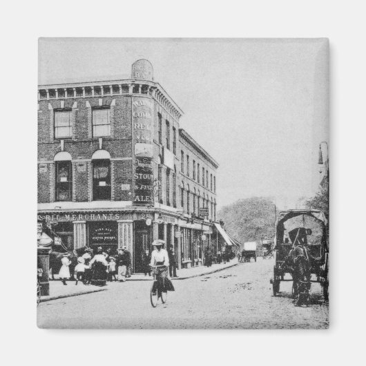 バーンタバーン,ハイベリー, c.1900 マグネット (正面)