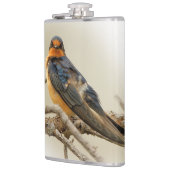 バーンツバメを持つトレーディングステア フラスク (左)