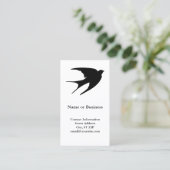 バーンツバメ 名刺 (スタンド正面)