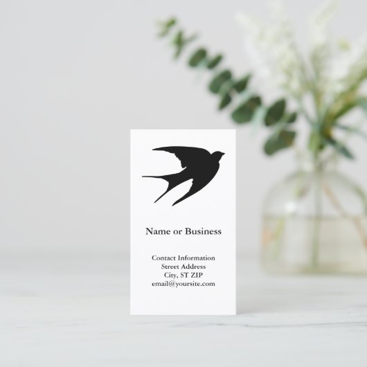 バーンツバメ 名刺 (スタンド正面)