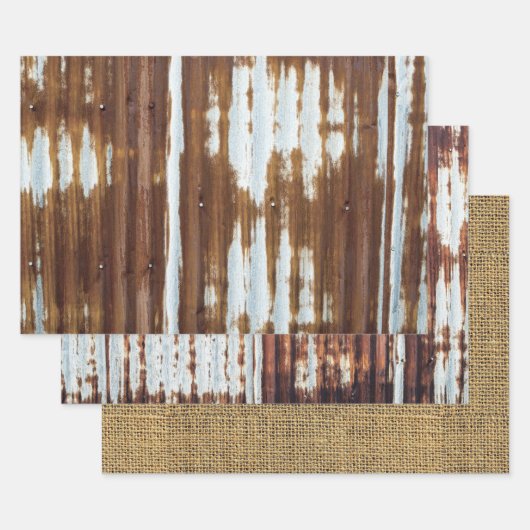 バーンティンアンドバーラップ ラッピングペーパーシート (セット)