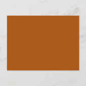 バーントオレンジのポストカード ポストカード (正面)