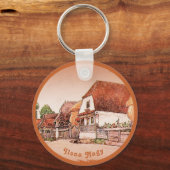 バーントオレンジヴィンテージビレッジオブハンガリー キーホルダー (正面)