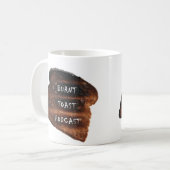 バーントーストポッドキャストマグ コーヒーマグカップ (正面左)