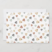 バーント シエンナ グリーン ベージュ & ゴールド カラー パレット カード (裏面)