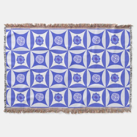 バーンドアのコーンフラワーとスピードウェル スローブランケット (正面)