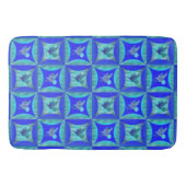 バーンドアの穴に青い鳩 バスマット (正面)