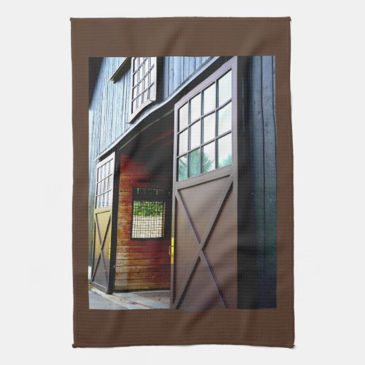 バーンドアの視点 キッチンタオル (縦)