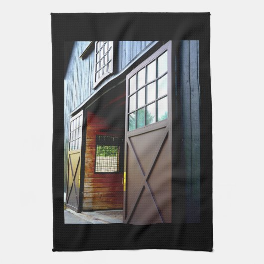 バーンドアの視点 キッチンタオル (縦)