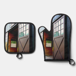 バーンドアの視点 鍋つかみ&鍋敷きセット