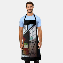 バーンドアの視点、黙示録3:8 エプロン