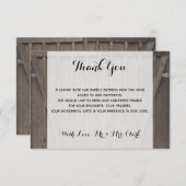 バーンドアサンキューカード サンキューカード (正面/裏面)