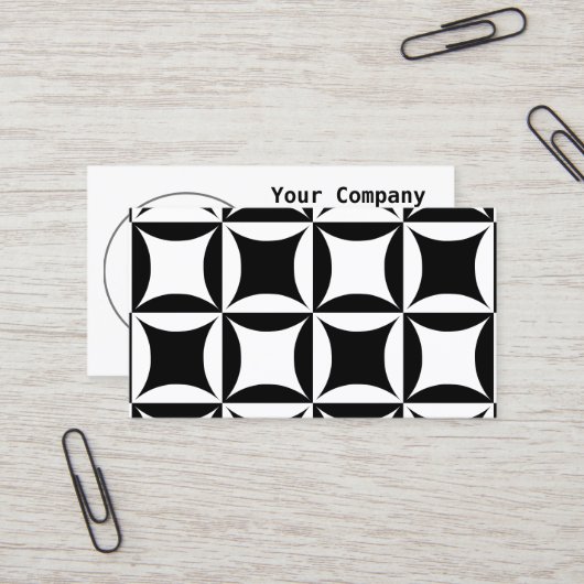 バーンドアパターンのブラックホール 名刺 (正面/裏面インサイチュ)