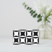 バーンドアパターンのブラックホール 名刺 (スタンド正面)