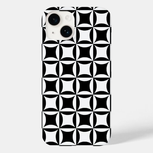 バーンドアパターンのブラックホール Case-Mate iPhoneケース (裏面)