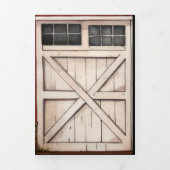 バーンドアファームパーティー 三つ折り招待状 (カバー)