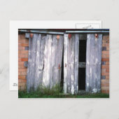 バーンドアーズ旧建物バーンズ写真 ポストカード (正面/裏面)