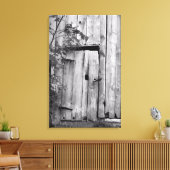 バーンドア（白黒） キャンバスプリント (インサイチュ (リビング))