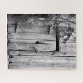 バーンドア（白黒） ジグソーパズル (横)