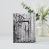 バーンドア（白黒） ポストカード (スタンド正面)