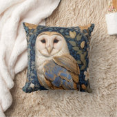 バーンドウエレガントルウィリアムインスパイアモリスフローラ クッション (ブランケット)