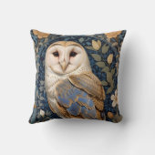 バーンドウエレガントルウィリアムインスパイアモリスフローラ クッション (裏面)