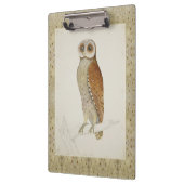 バーンドウクロウ素朴なヴィンテージ自然鳥 クリップボード (左)