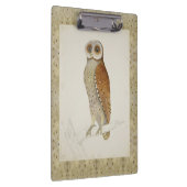 バーンドウクロウ素朴なヴィンテージ自然鳥 クリップボード (右)