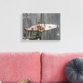 バーンドウッドにヒンジ キャンバスプリント (インサイチュ (リビング))