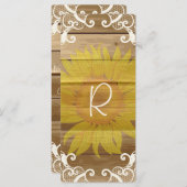 バーンドウッドサンフラワーズとヴィンテージレースラックカード プログラム (正面/裏面)