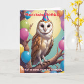 バーンドウル誕生日の願い：賢い、機知のある、ヒラリオ カード (黄色い花)