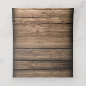 バーンドウ素朴ィードメイソンジャールライツ座席表 プレイスカード (内部開封)