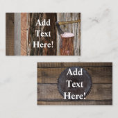 バーンドウ素朴ッド 名刺 (正面/裏面)